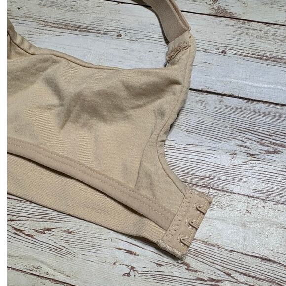 Truekind Wireless Bra Size Medium Neutral Beige - Picture 4 of 8